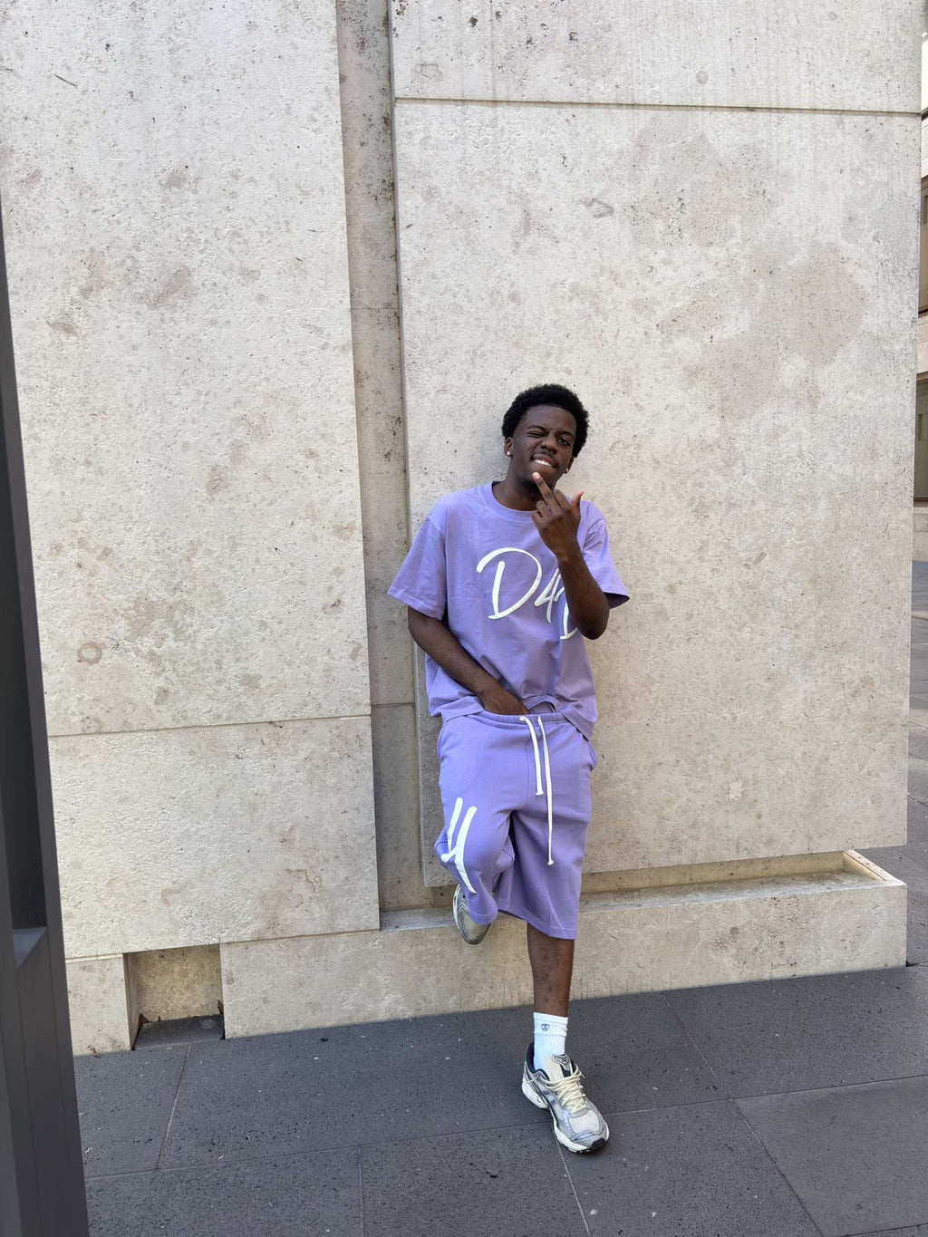 D4D oversized lettering shirt
